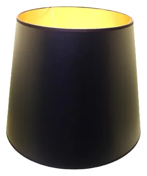 Black and gold tapered