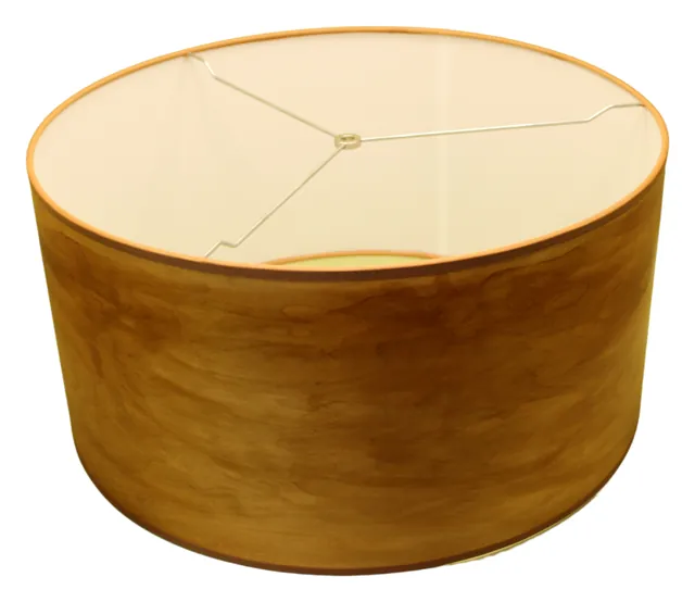 Shellac wood-veneer drum